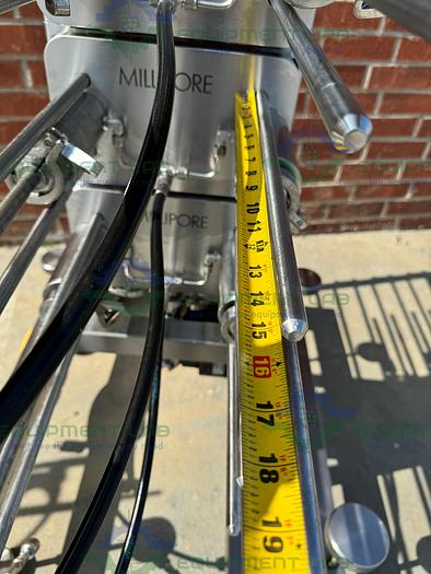 Used Millipore  Stainless Steel Pellicon 2 Cassette Filter Holder Stack of 8