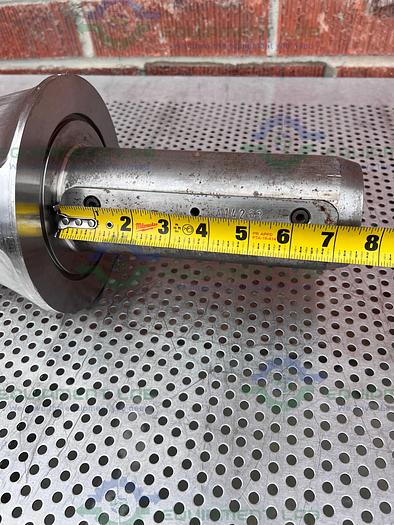 Used Stainless Steel 53" x 44 x 6" Meat Grinder Head Shaft Screw