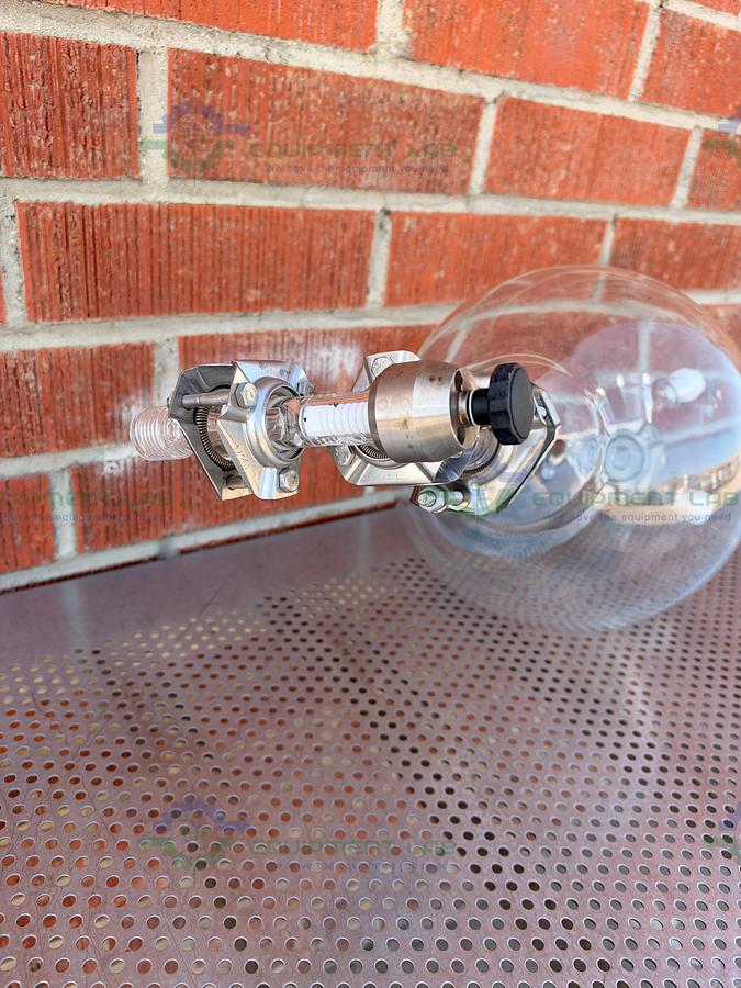 Used Adam & Chittenden Scientific Glass Collection Flask w/ QVF Connections
