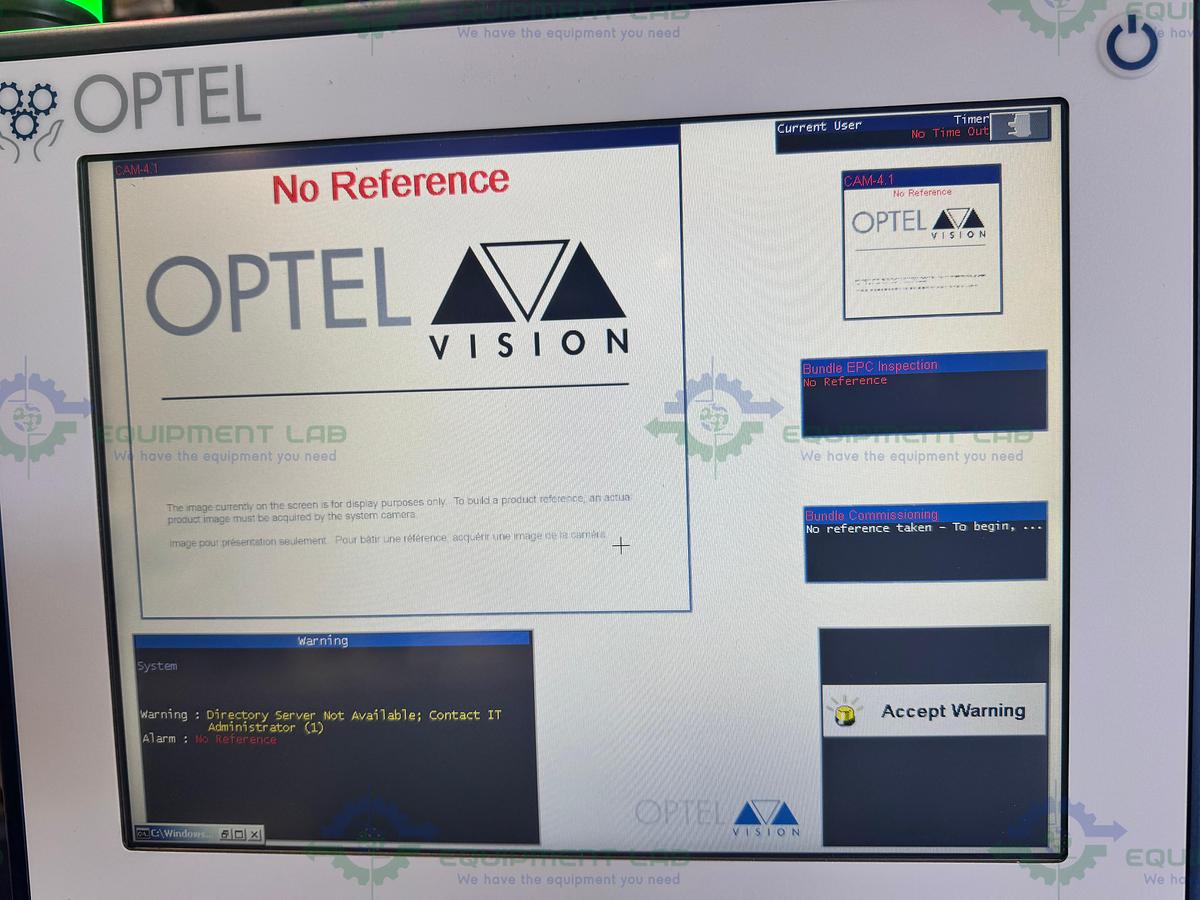 Used Optel Portable Manual Packing Station w/ Sato CL6NX Thermal Printer, Scanner