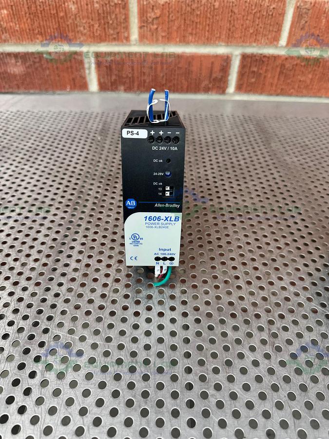 Used Allen Bradley 1606-XLB240E Series A Power Supply 100-240 V, 50-60 Hz