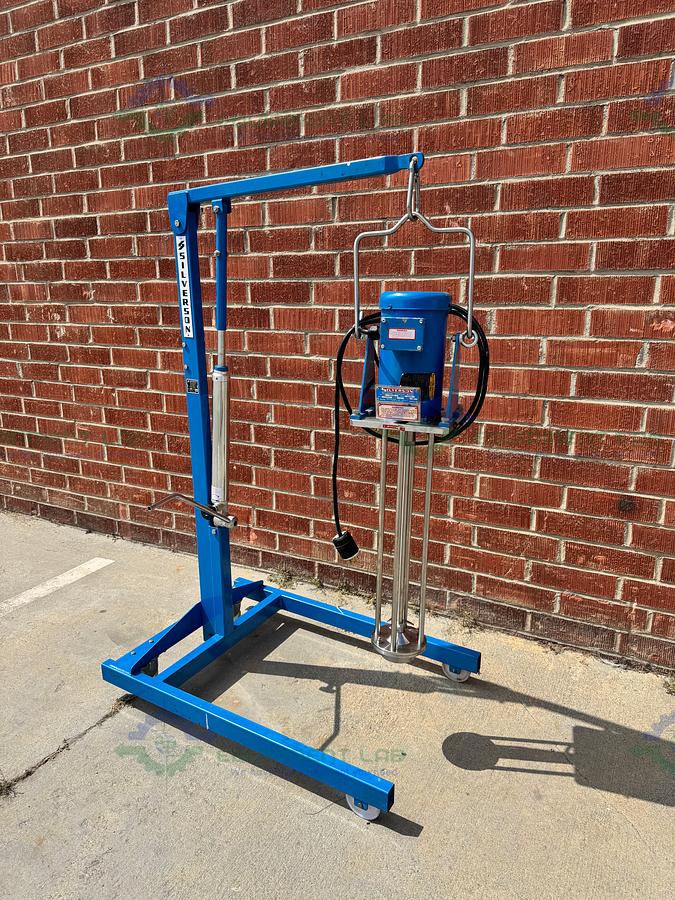 Used Silverson DX60 Homogenizer High Shear Batch Mixer w/  D Stand, 3 HP Motor