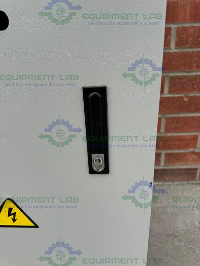 Used Unbarnded Metal Enclosure 19.5" x 14" x 48" w/ 1 Top Shelf, Key