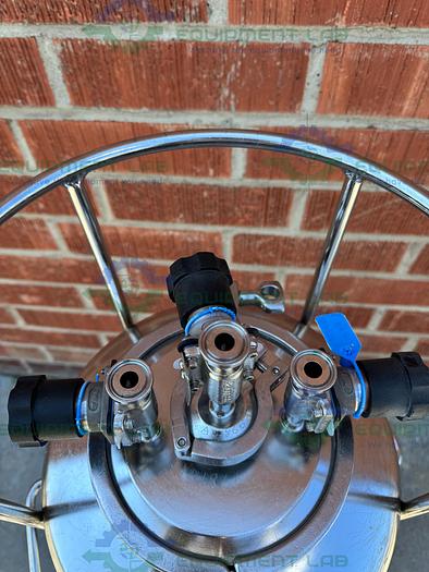 Used Alloy Products 20 Liter Stainless Steel Process / Pressure Vessel 80 PSI