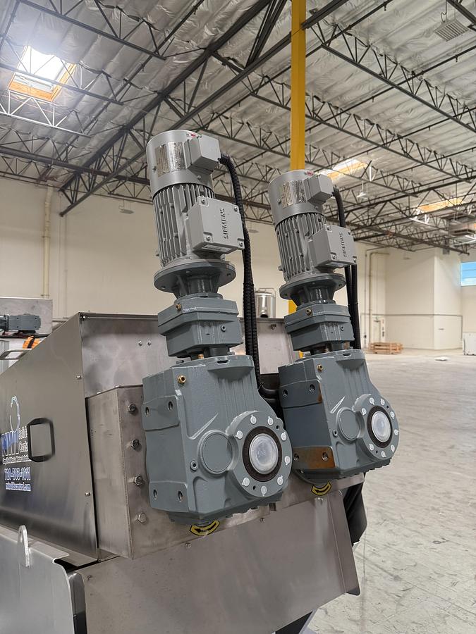 NWI JX302 Volute Press Sludge Dewatering System w/  Polymer  Dosing Unit MFG 26