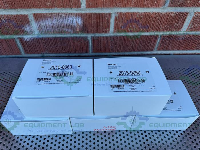 Case of 60 - Thermo  2015-0060 Nalgene Square Polycarbonate Bottles 60 mL