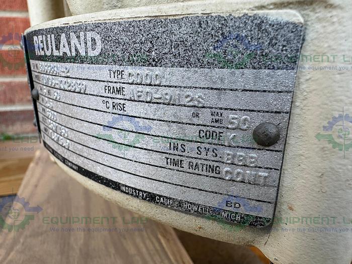 Used Tri Clover  F2116MD Tri Blender Mixer 480V w/ Reuland 2.5HP, 3600 RPM