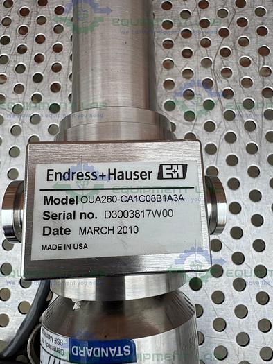 Used Endress+Hauser OUA260-CA1C08B1A3A NSNP w/ Wedgewood ECAL-H-NN--- EasyCal