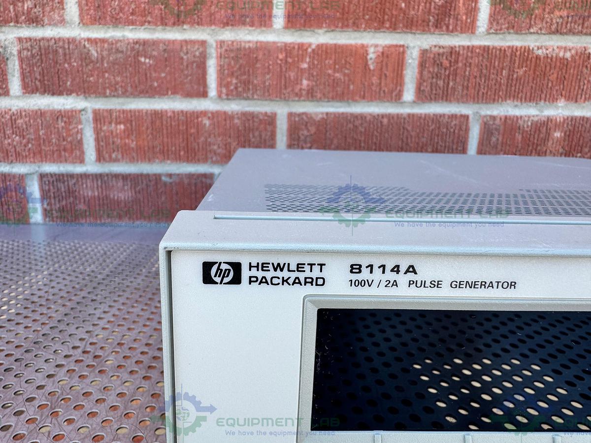 Used HP Hewlett Packard 8114A High Power Pulse Generator 100V / 2A