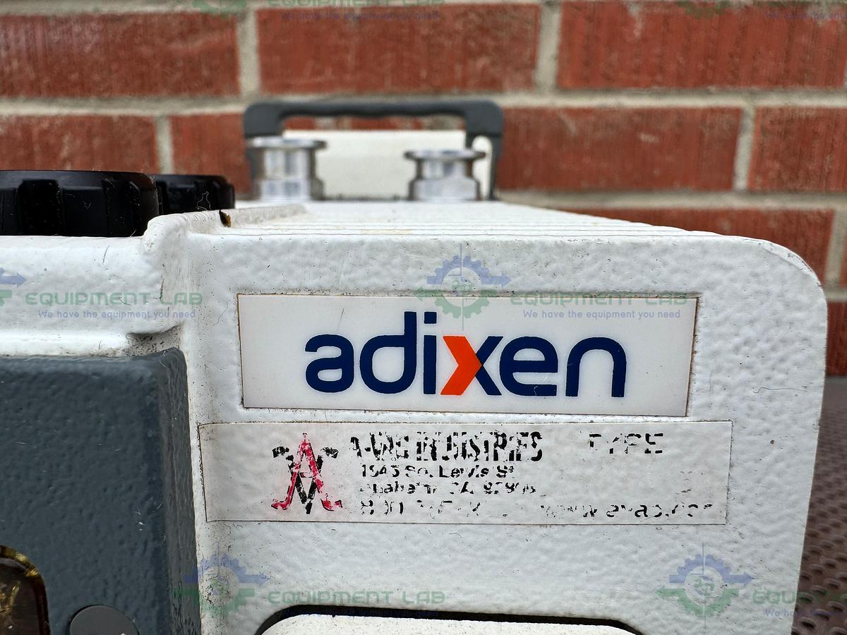 Used Adixen Unknown Model Rotary Vane Vacuum Pump 220/240V