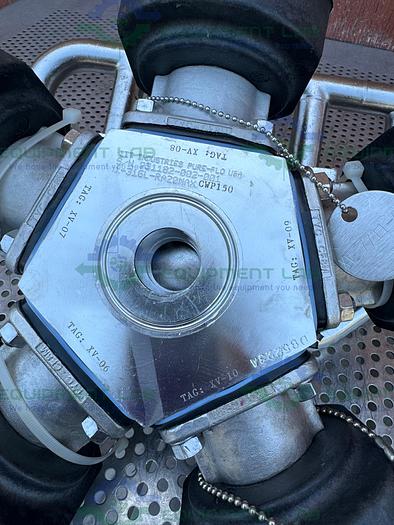 Used 5 ITT Pure Flo Advantage Stainless Steel Diaphragm Valve w/ 1" Sanitary Fitting