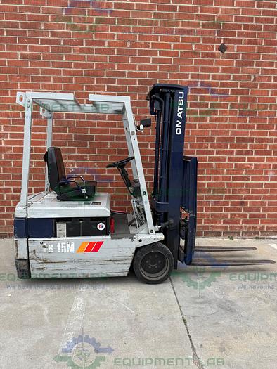 Used Komatsu  FB15M-2 Electric Forklift 3000 Pound Capacity w/ Charger