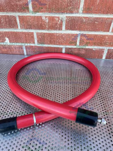 Used Huber Insulated Flexible Chiller Hose 78" w/ 1/2" NPT Fitting