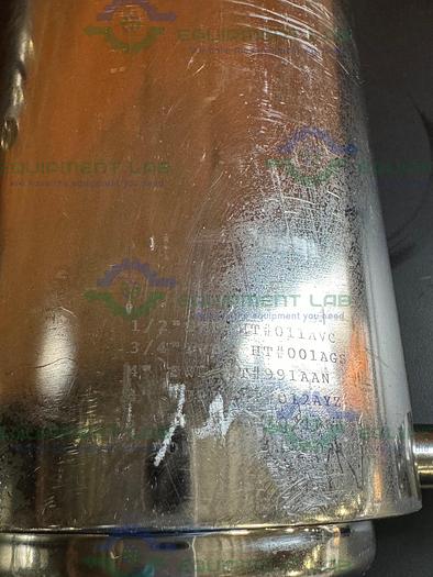 Used FLT Stainless Steel Single Cartridge Jacketed Filter Housing