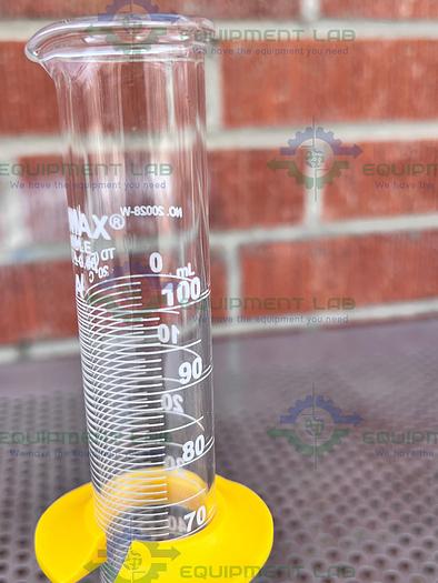 Used Kimax Kimble 20028-W Class A 250 mL Graduated Measuring Cylinder w/ Pour Spout