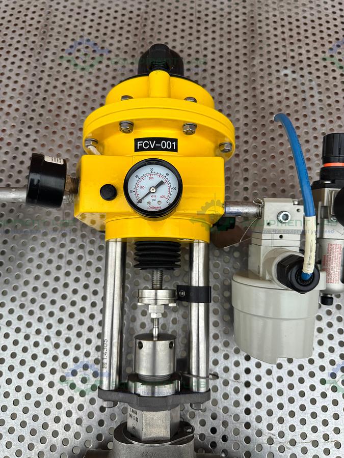 Used Kammer Valves 185037 Pneumatic Valve w/ ABB TEIP 11 I/P-Umformer/Converter