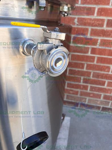 Used Precision Stainless  400 Liter Stainless Steel Jacketed Reactor w/ Agitator