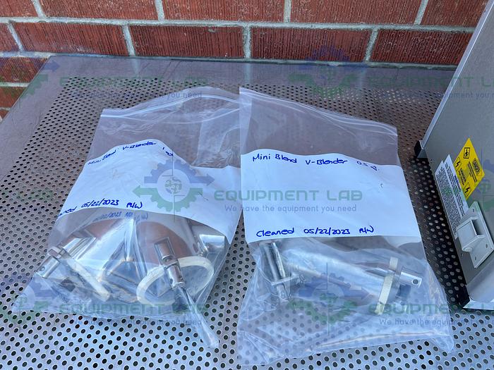 Used GlobePharma MINIBLEND MNB-1  Lab V-Blender 1/10 HP, 115V, MFG 2016