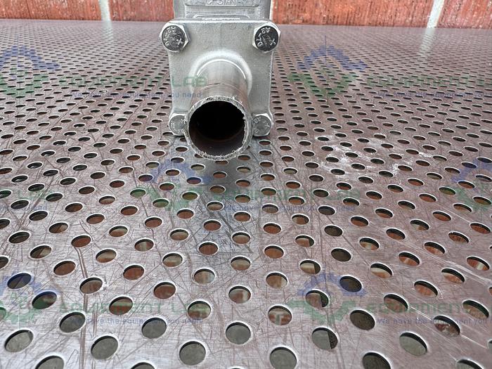 Used SVF -F. C. I. SB76666ATETO Ball Valve 1500 PSI w/ 1" Sanitary Fitting to Pipe