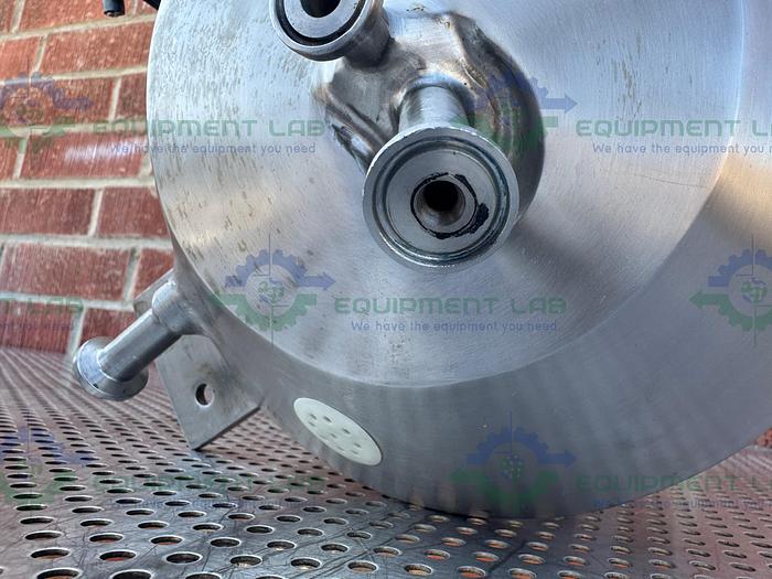 Used Stainless Fabrication 7 L Stainless Steel Jacketed Reactor 45 FV/PSI w/ Stirrer