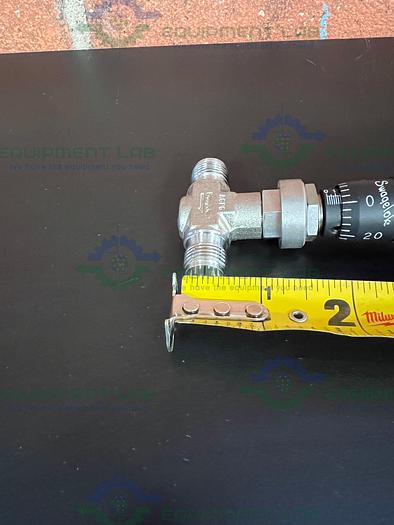 Used Swagelok  SS-4L-MH Stainless Steel High Flow Metering Valve 1/4" Tube Fitting