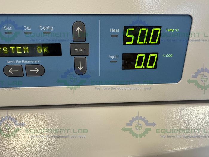 Used Thermo Forma 310 Stackable Direct Head CO2 Incubator 6.5 Cu.Ft, 50°C MFG 22