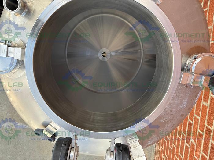 Used JBF Stainless  1000 Liter Stainless Steel Pressure Vessel Single Wall Tank