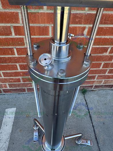 Used Pharmacia / GE/ FineLine 100 PL 150/650  Stainless Steel Chromatography Column