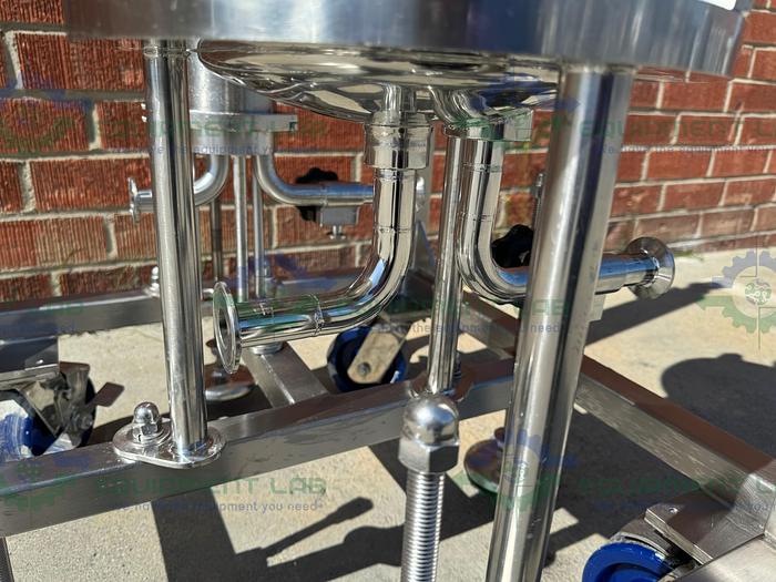 Used Allegheny /Millipore Stainless Steel Double Cartridge Filter Housing Skid 9" &4"