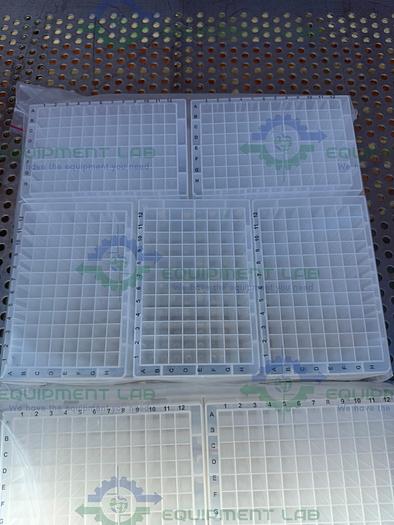 3 Boxes - VWR  76329-996 Deep Well Plate 2.2 mL Square Well, V-Bottom, Natural