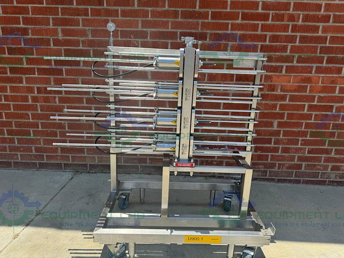 Used Millipore Stainless Steel Hydraulic Pellicon CUF-8 Filter Skid