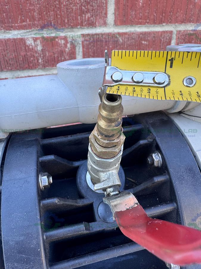 Used Debem IB81-P-HTTPV Air Operated Double Diaphragm Pump 1" Fitting