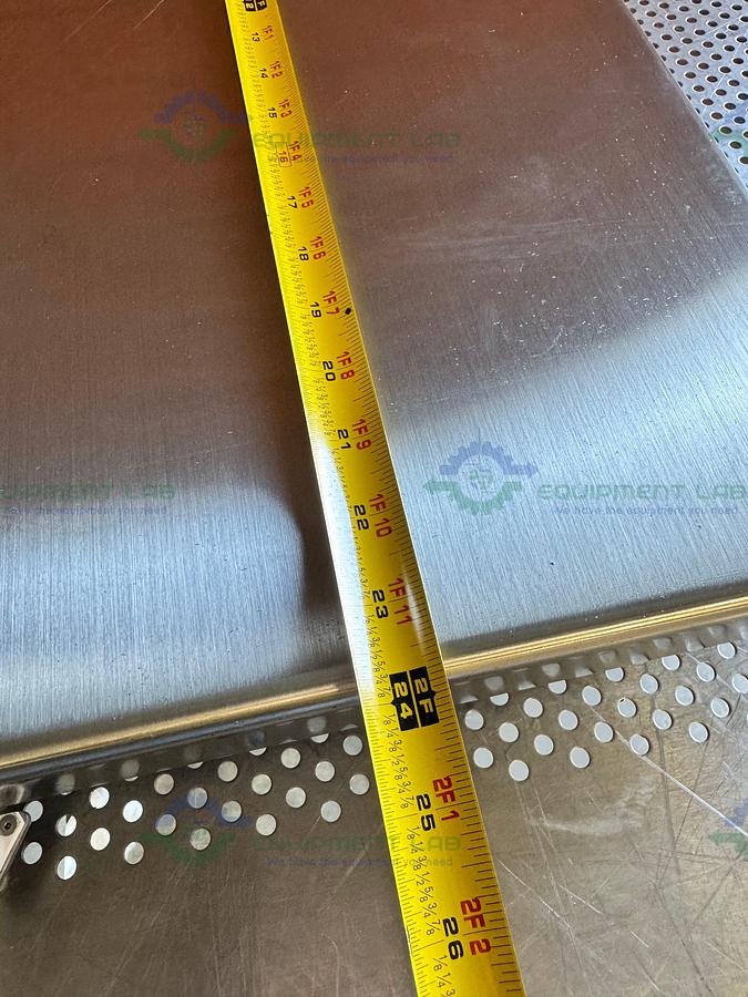 Used Sartorius Minebea Intec Stainless Steel Scale 24" x 24" w/ CAIS1-U, 300 LBS