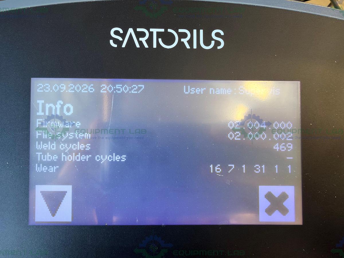 Used Sartorius BioWelder TC Automated Sterile Tube Welding Device, 469 Cycles