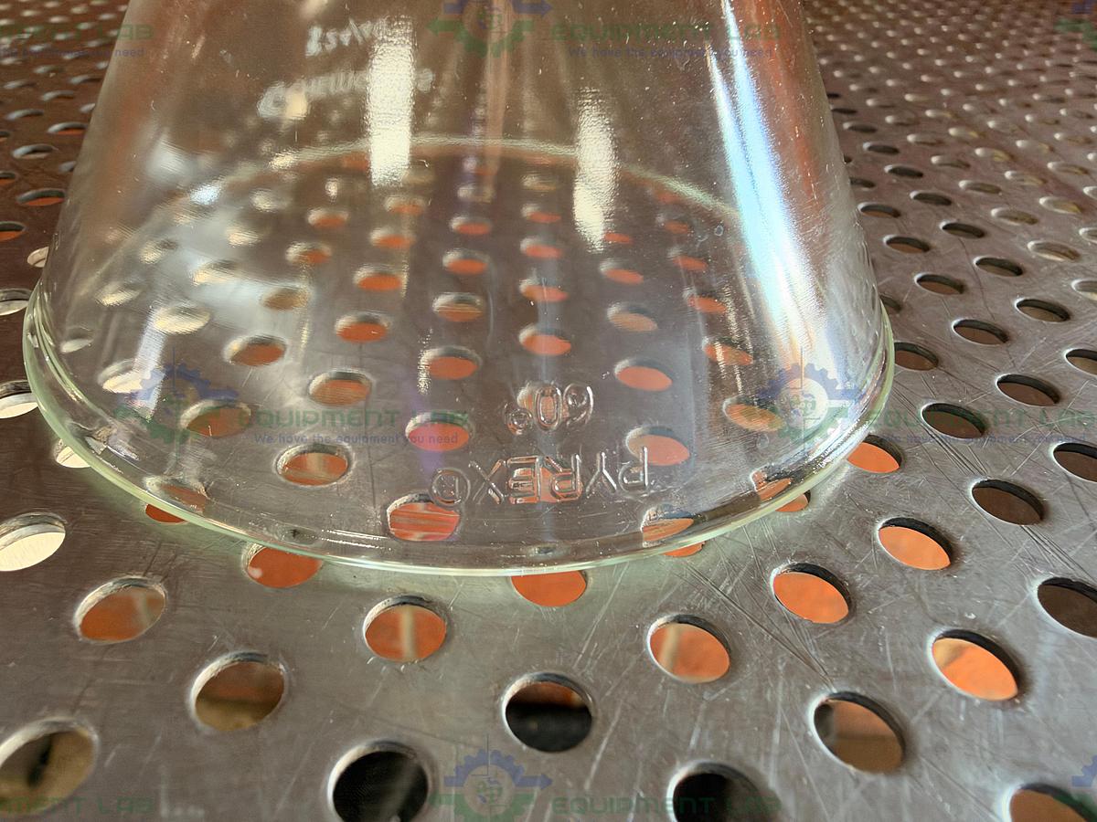 Used Chemglass 100 mm Cone Shaped Funnel w/ 24/40 Joint Fitting