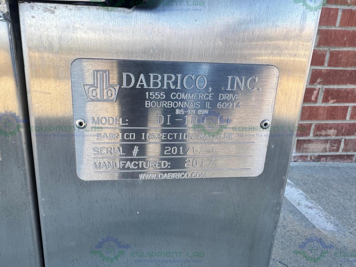  for parts or not working Dabrico DI-100 LT Semi Automatic Inspection Machine MFG 2017