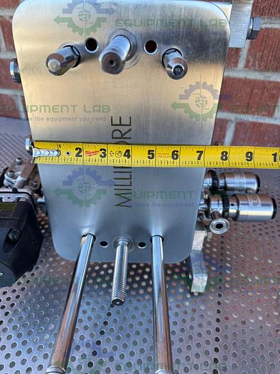 Used Millipore Stainless Steel Pellicon Filter Holder w/ ITT Valves, Actuator