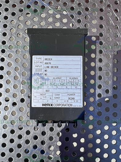 Used Henix Corporation  HR33E4 Temperature Controller