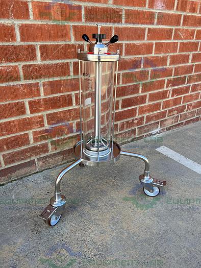 Used Pharmacia BPG  140 / 500 8 Liter Chromatography Column 18-1113-08, 4-40°C