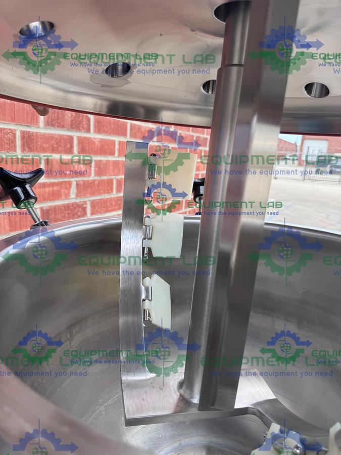 Used Lee Industries 50 Liter Stainless Steel Jacketed Reactor w/Mixer, Scraper MFG 23