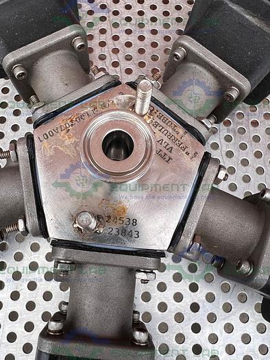 Used 5 ITT Advantage  5 Way Stainless Steel Diaphragm Valves w/ Valve Positioner