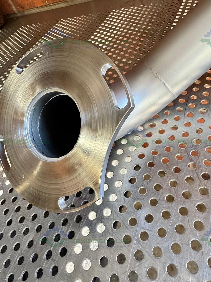 Used Stainless Steel Vacuum Pipe with 5" Flange to KF50