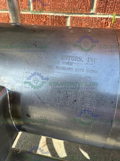 Used Index Wright Flow S1L Rotary Lobe w/Stainless 1/2 HP Motor, Controller