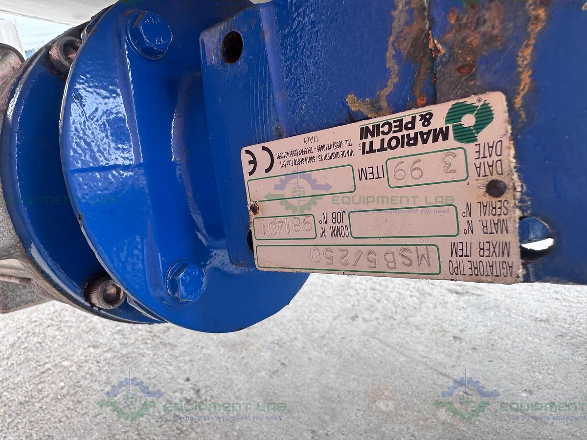 Used Feldmeier 1000 Liter SS Jacketed Reactor 50 FV PSI w/ VFD, 0.5 HP Bottom Mixer