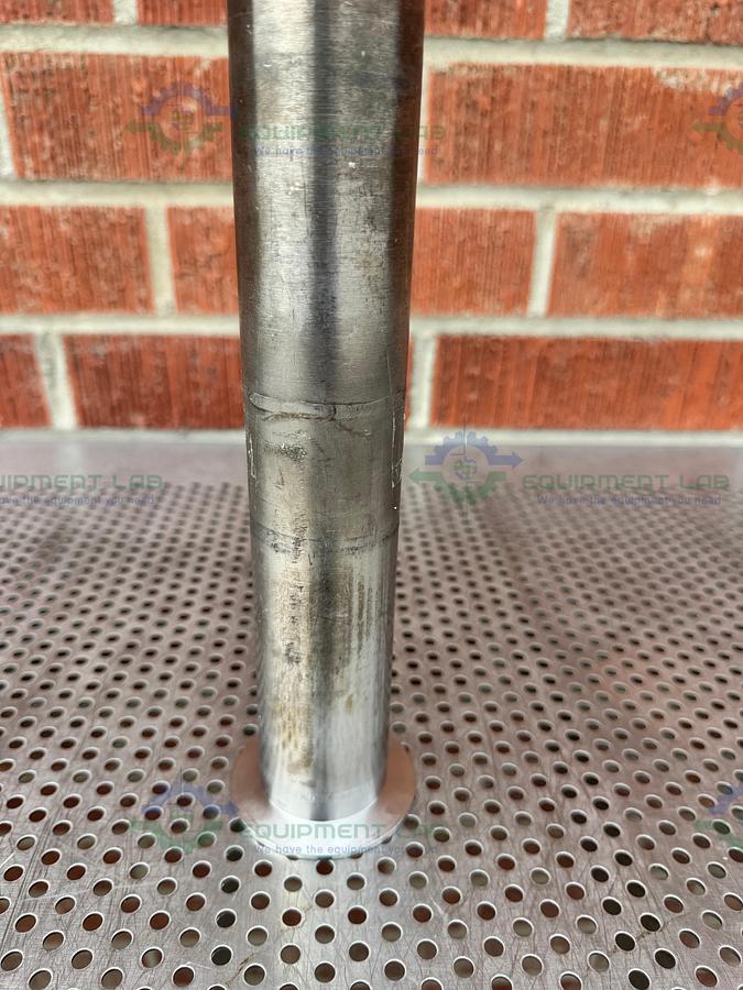 Used Stainless Steel  KF 50  Nipple Vacuum Fitting 13" Length