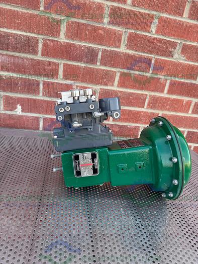 Used Fisher Controls V150 Stainless Steel 1" Air Operated / Pneumatic Vee-Ball Valve