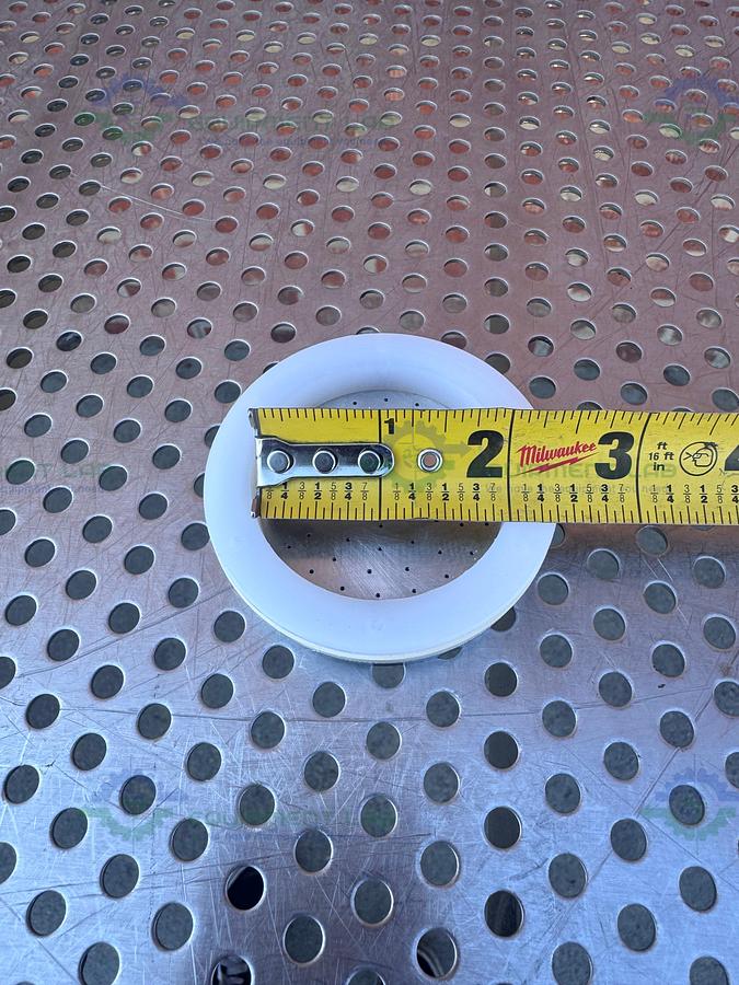 Used Unknown Stainless Steel Gas Distribution Plate 3"