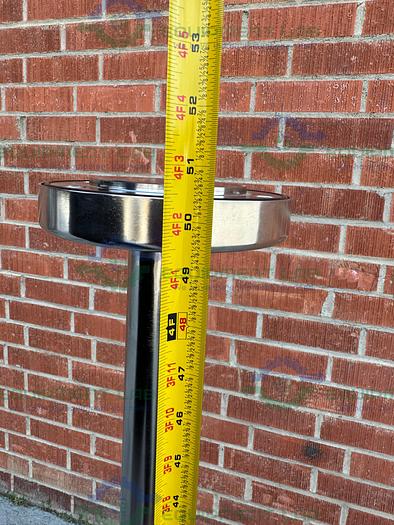 Used Schott AG  316 Stainless Steel Impeller 58" Height  x 6" Flange Fitting