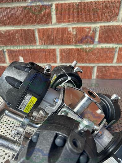 Used 5 ITT Pure Flo Advantage Stainless Steel Diaphragm Valve w/ 1" Sanitary Fitting