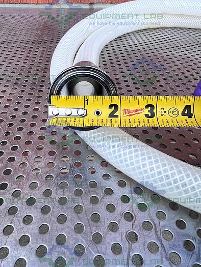 Used Saint Gobain SBP 0750 Pure Fit 96" Hose w/ 3/4" to 1 1/2" Sanitary Fitting 90PSI